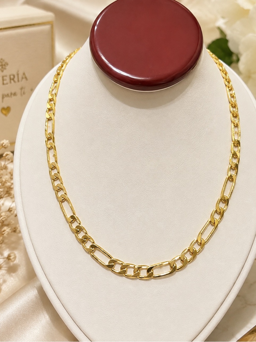 Elegant Gold Chain Necklace 45CM 925